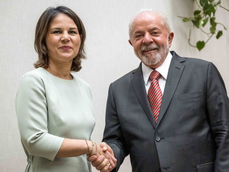 Annalena Baerbock e Lula da Silva 2022