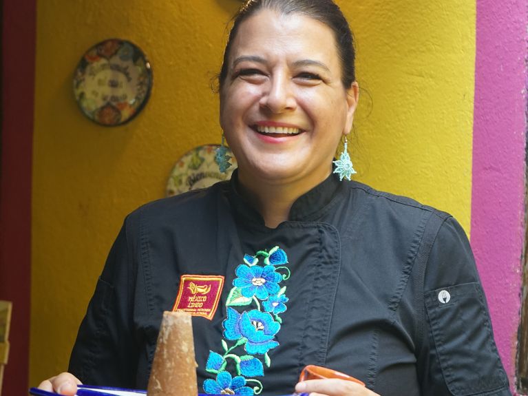 Alejandra Treviño pratica o turismo sustentável no México. 