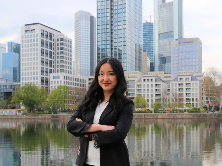 Nadja Yang forscht zur Zukunft der Städte.