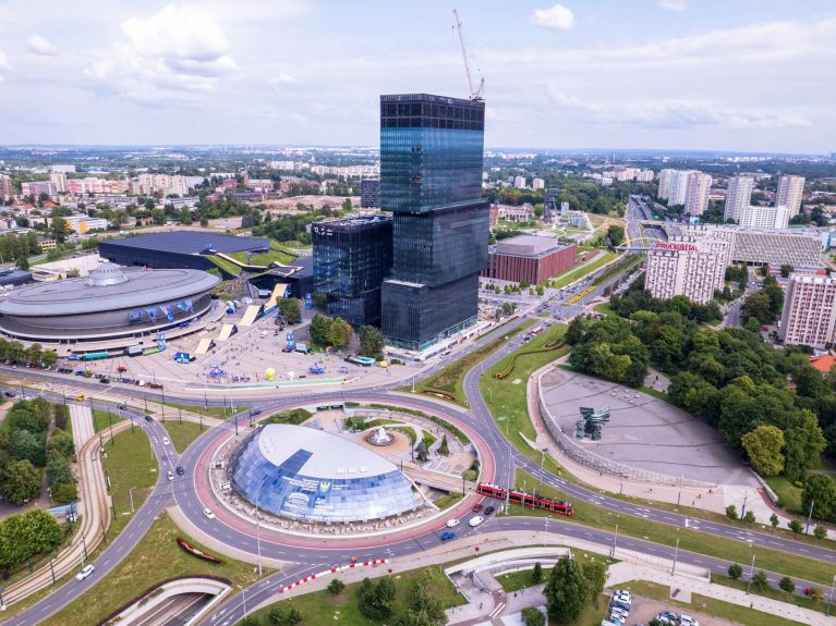 Katowice – eines der modernen Wirtschaftszentren in Polen