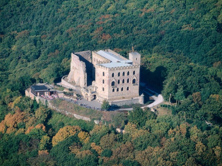 El castillo de Hambach: el sitio histórico, hoy.