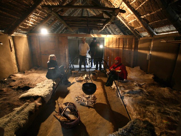 A look inside a Viking house