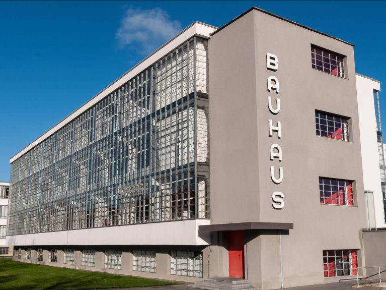 Dessau'daki Bauhaus binası 