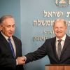 Israels Ministerpräsident Netanjahu und Bundeskanzler Scholz 