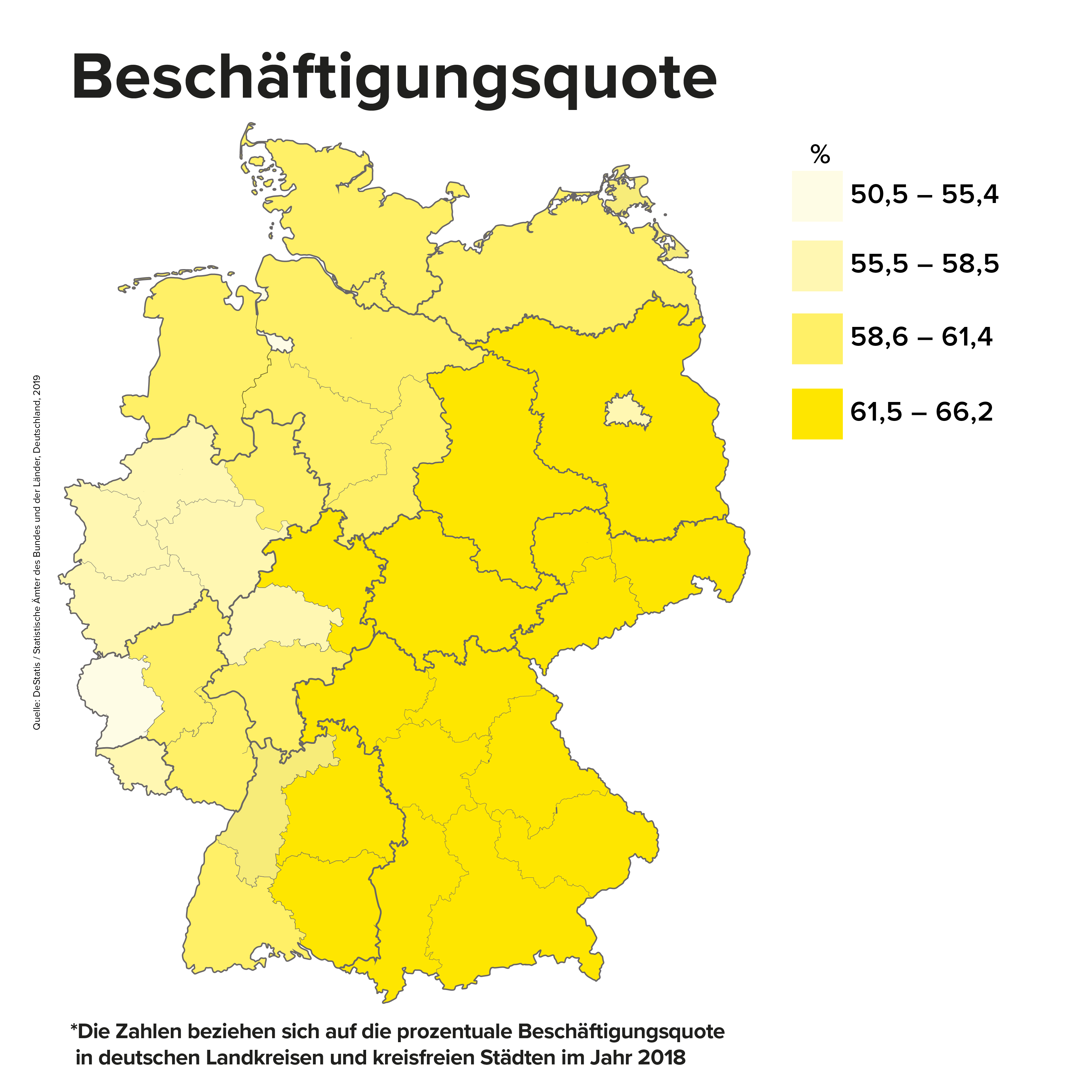 Deutschland: Beschäftigungsquote
