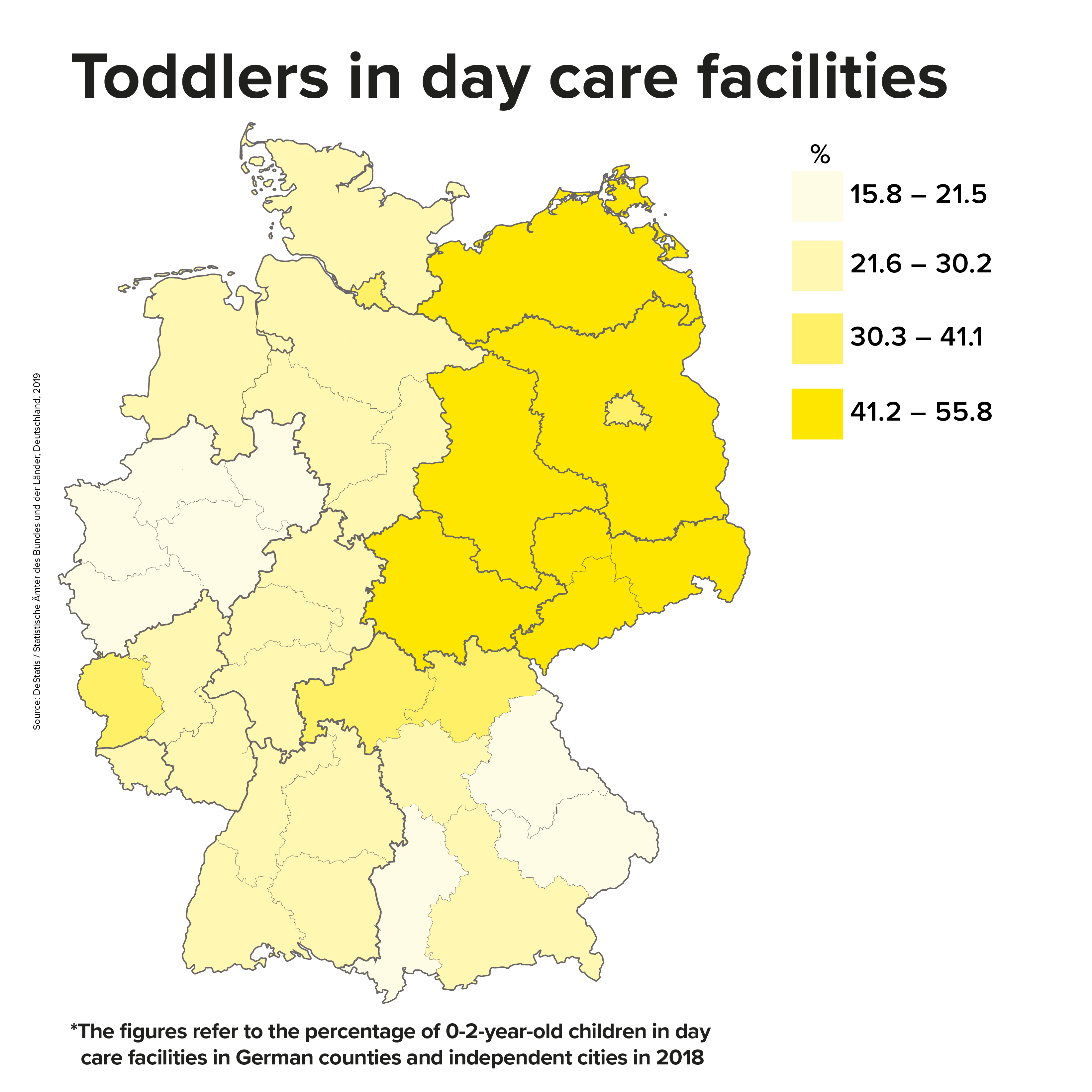 Germany: Toddlers in day care facilities