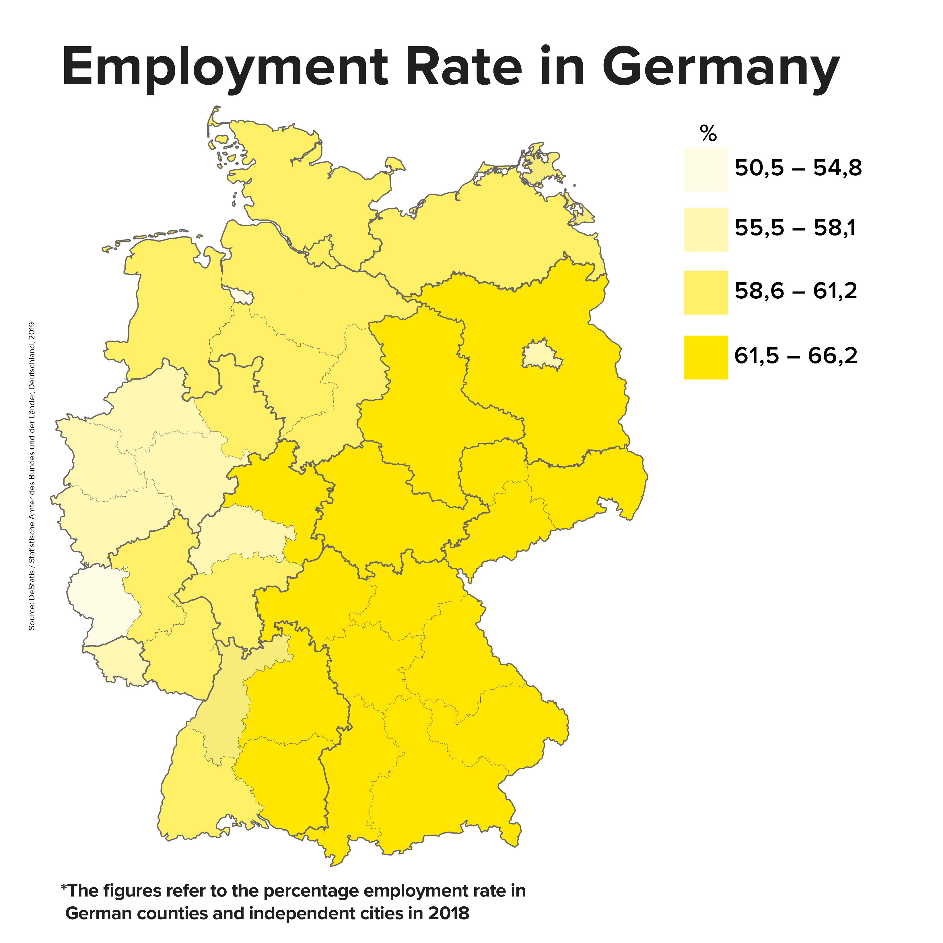 Germany’s regional differences at a glance