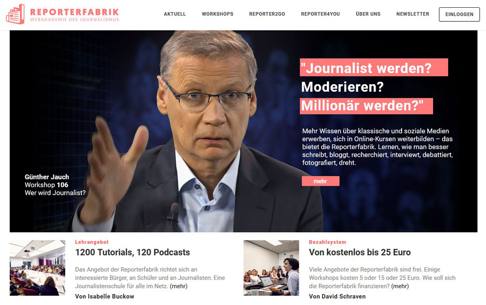 Website Reporterfabrik