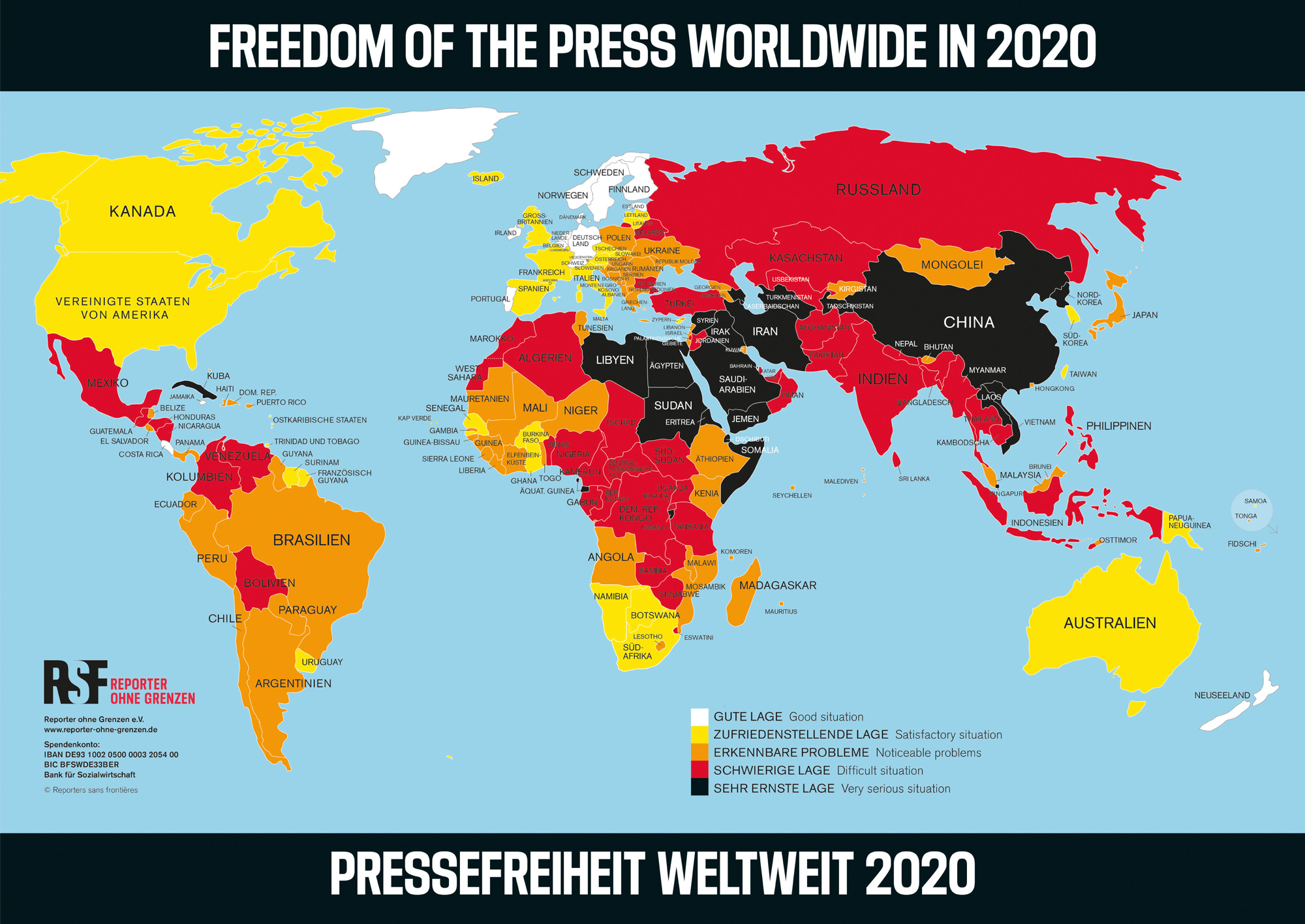 Freedom of the Press Worldwide 2020