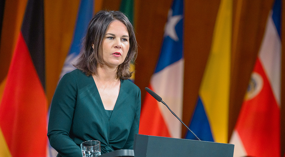 Baerbock calls for global expansion of renewable energies Baerbock calls for global expansion of renewable energies