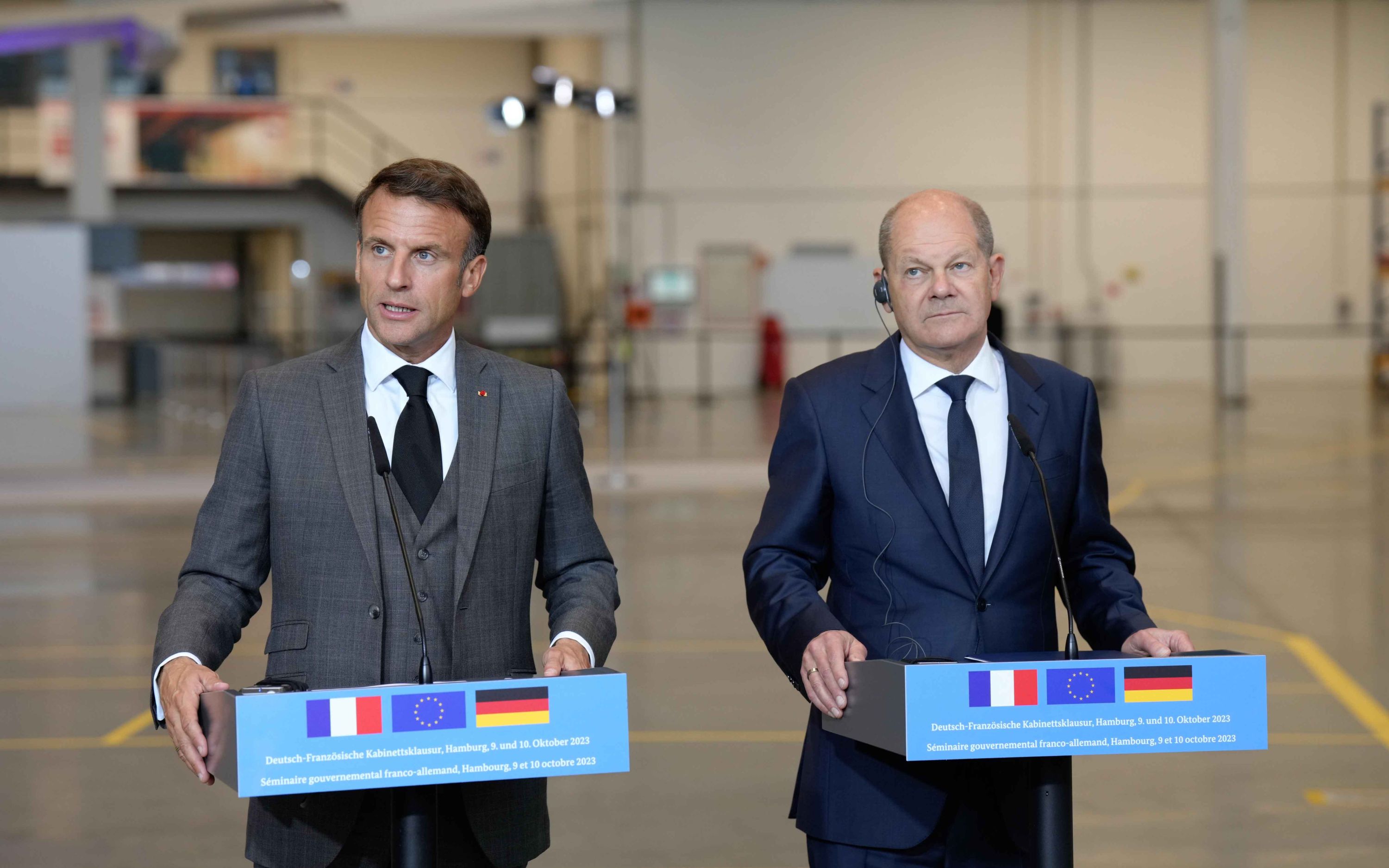 Germany and France standing shoulder to shoulder with Israel Germany and France standing shoulder to shoulder with Israel