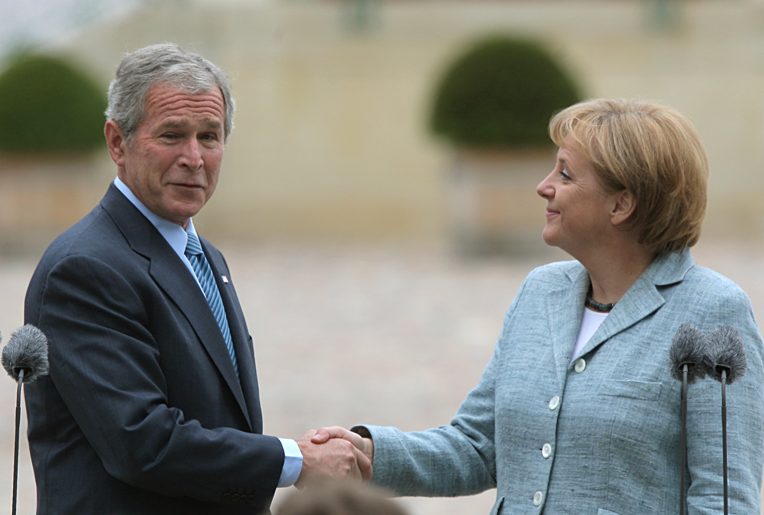 George W. Bush on Angela Merkel: 'A woman who is not afraid to lead
