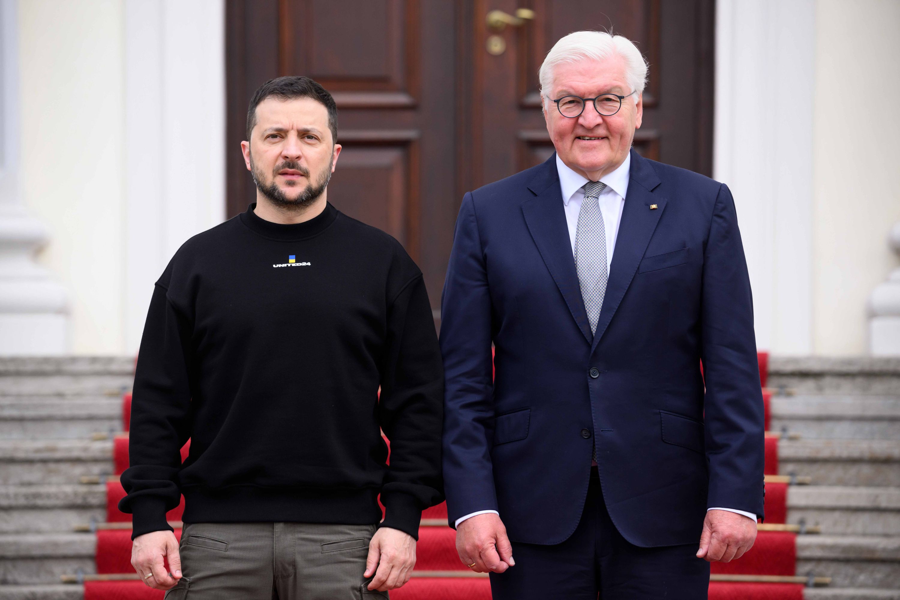 German President Steinmeier receives Zelenskiy in Berlin German President Steinmeier receives Zelenskiy in Berlin
