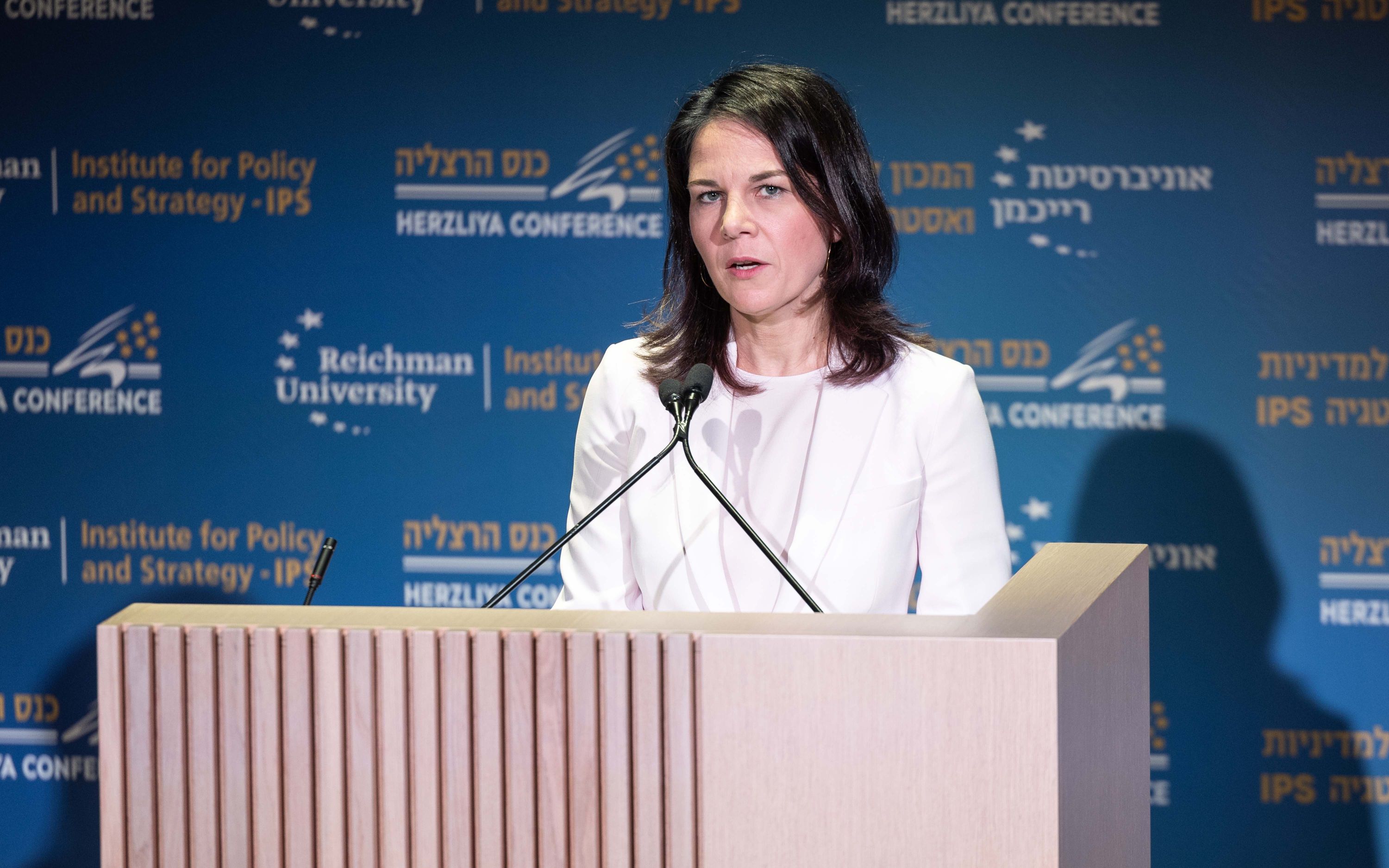 Baerbock calls for security partnership for Gaza Baerbock calls for security partnership for Gaza