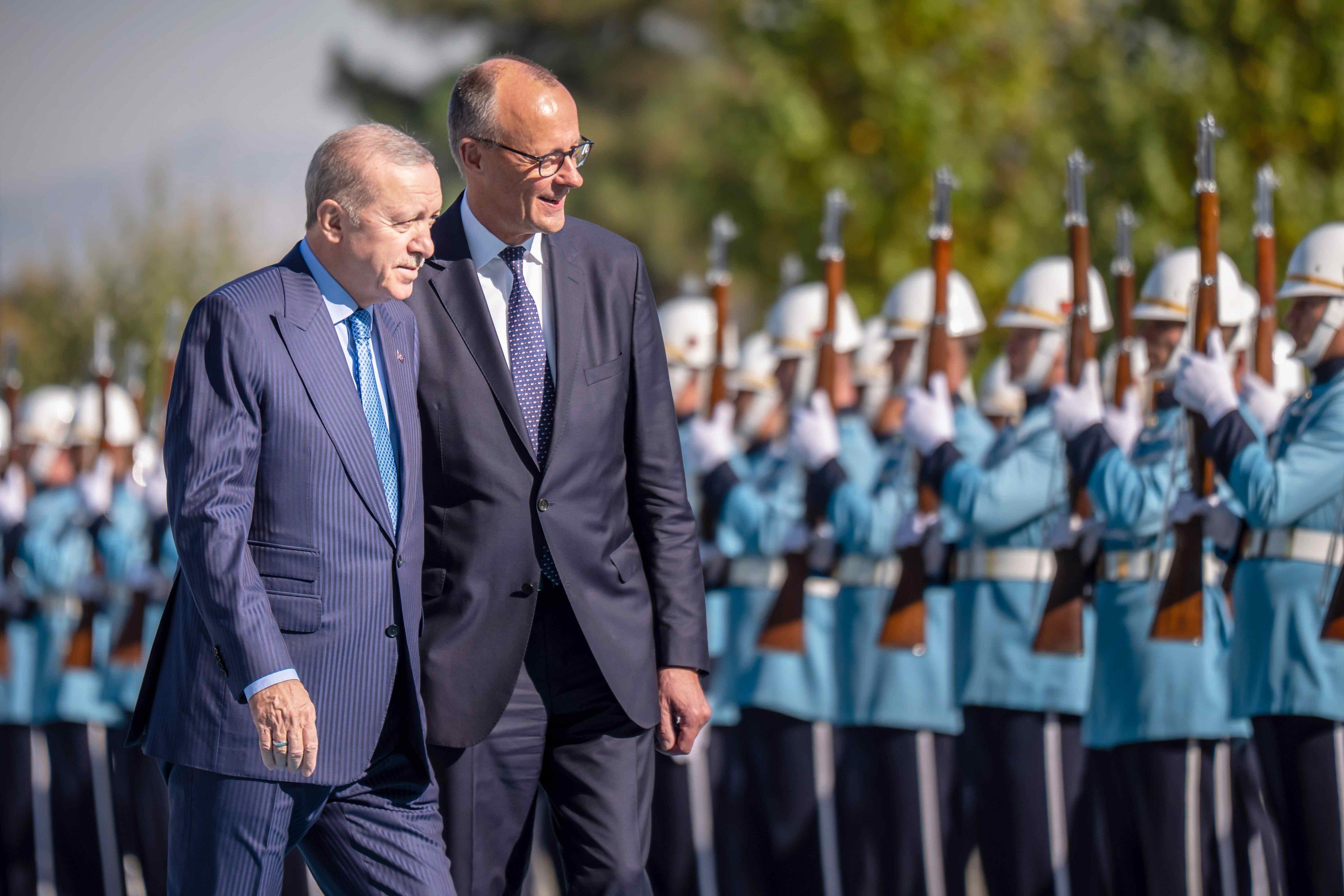 Merz in favour of stronger strategic partnership with Turkey