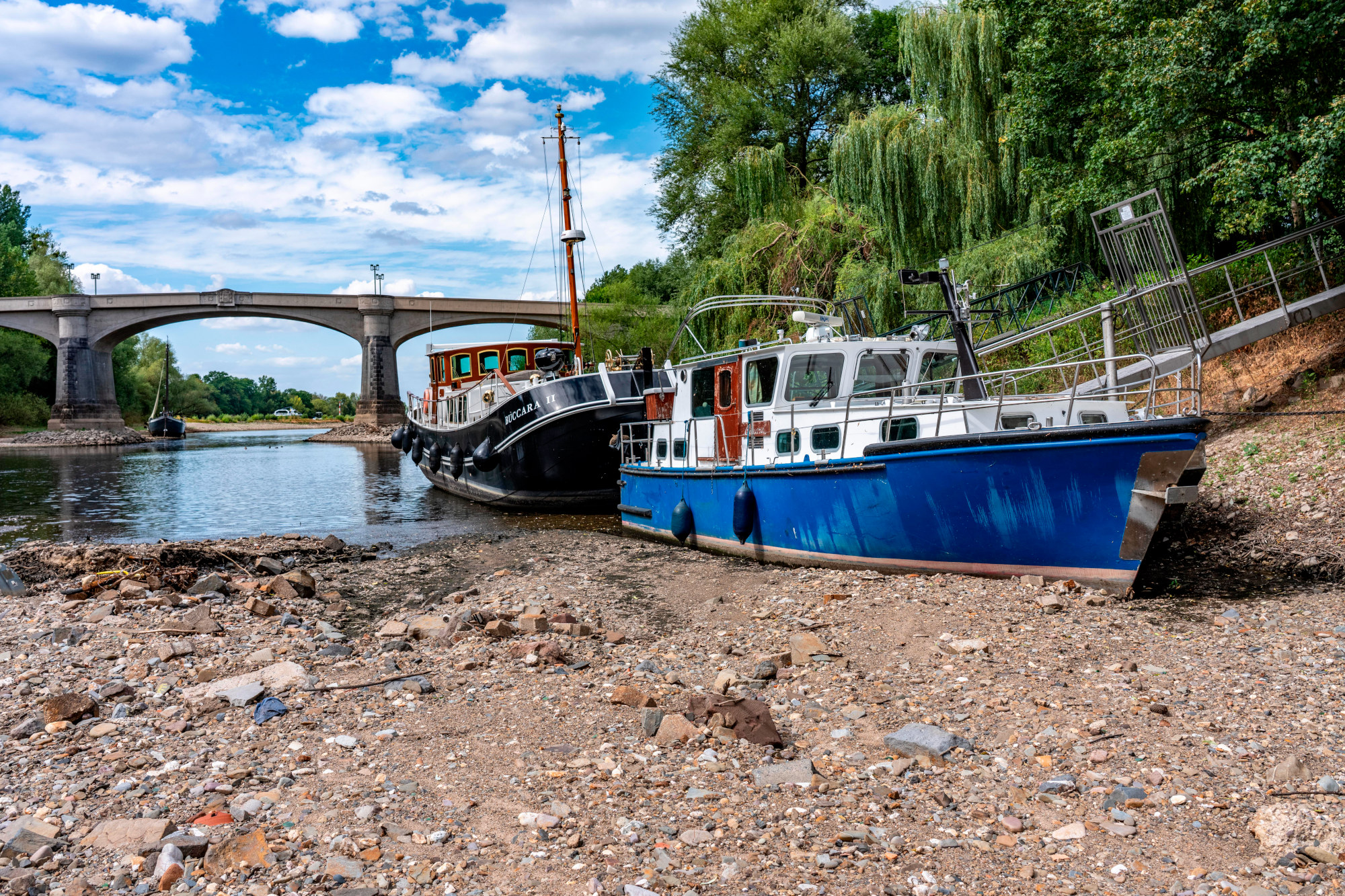 Germany responds to record-low water levels