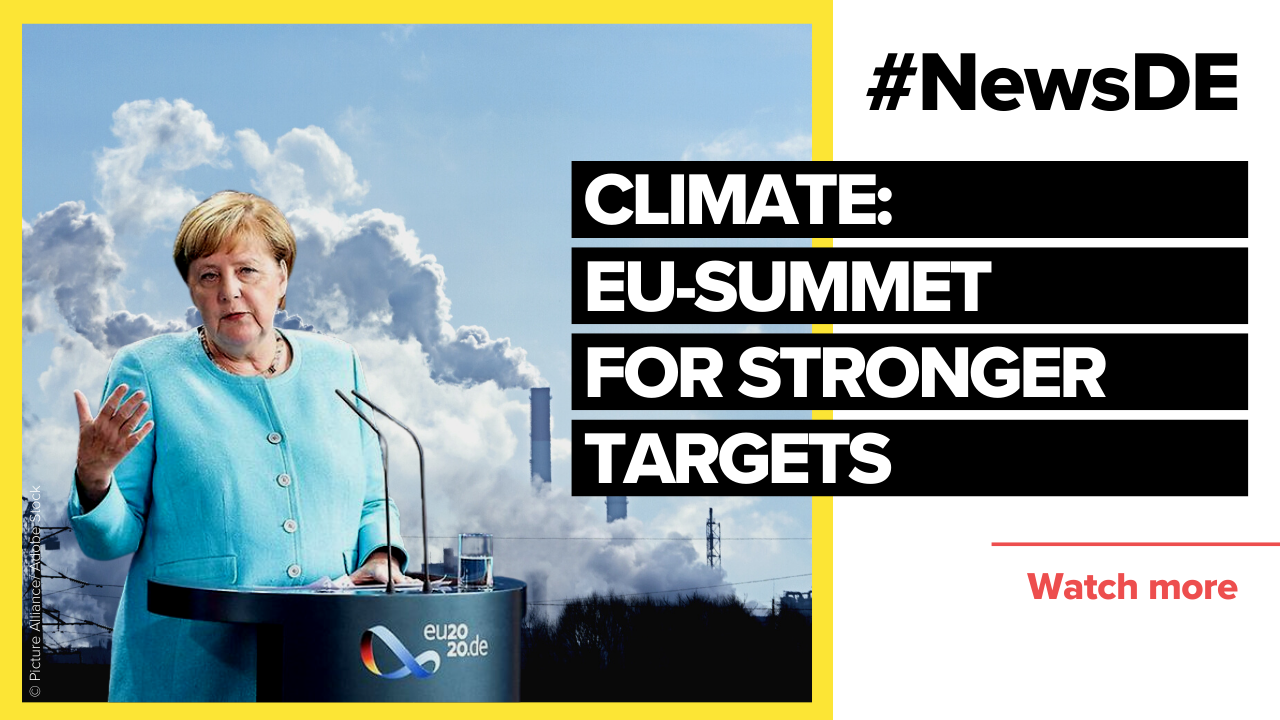 EU summit for tighter 2030 climate target: minus 55 percent