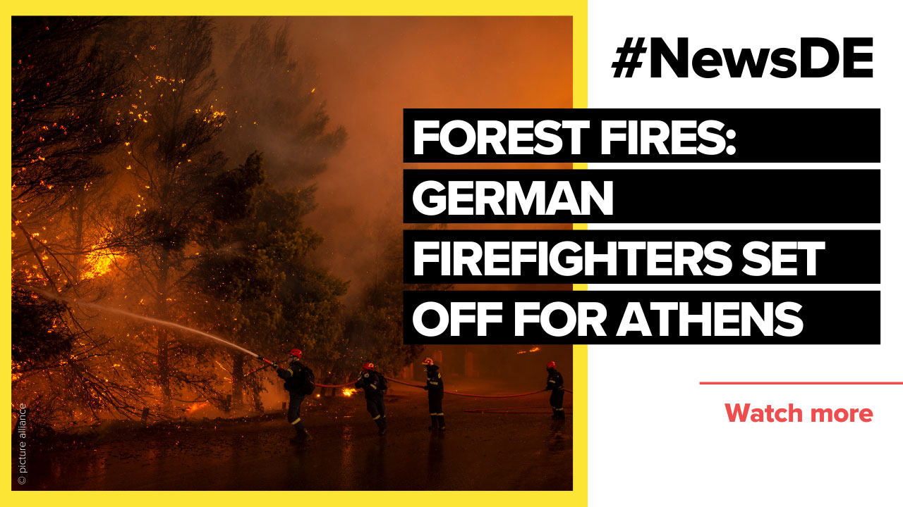 Forest fires German firefighters set off for Athens