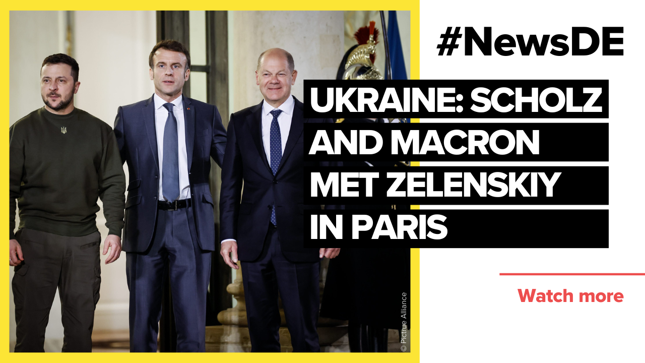 Ukraine: Scholz and Macron met Zelenskiy in Paris