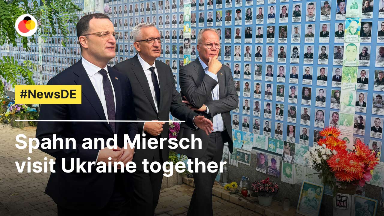 Spahn and Miersch visit Ukraine together