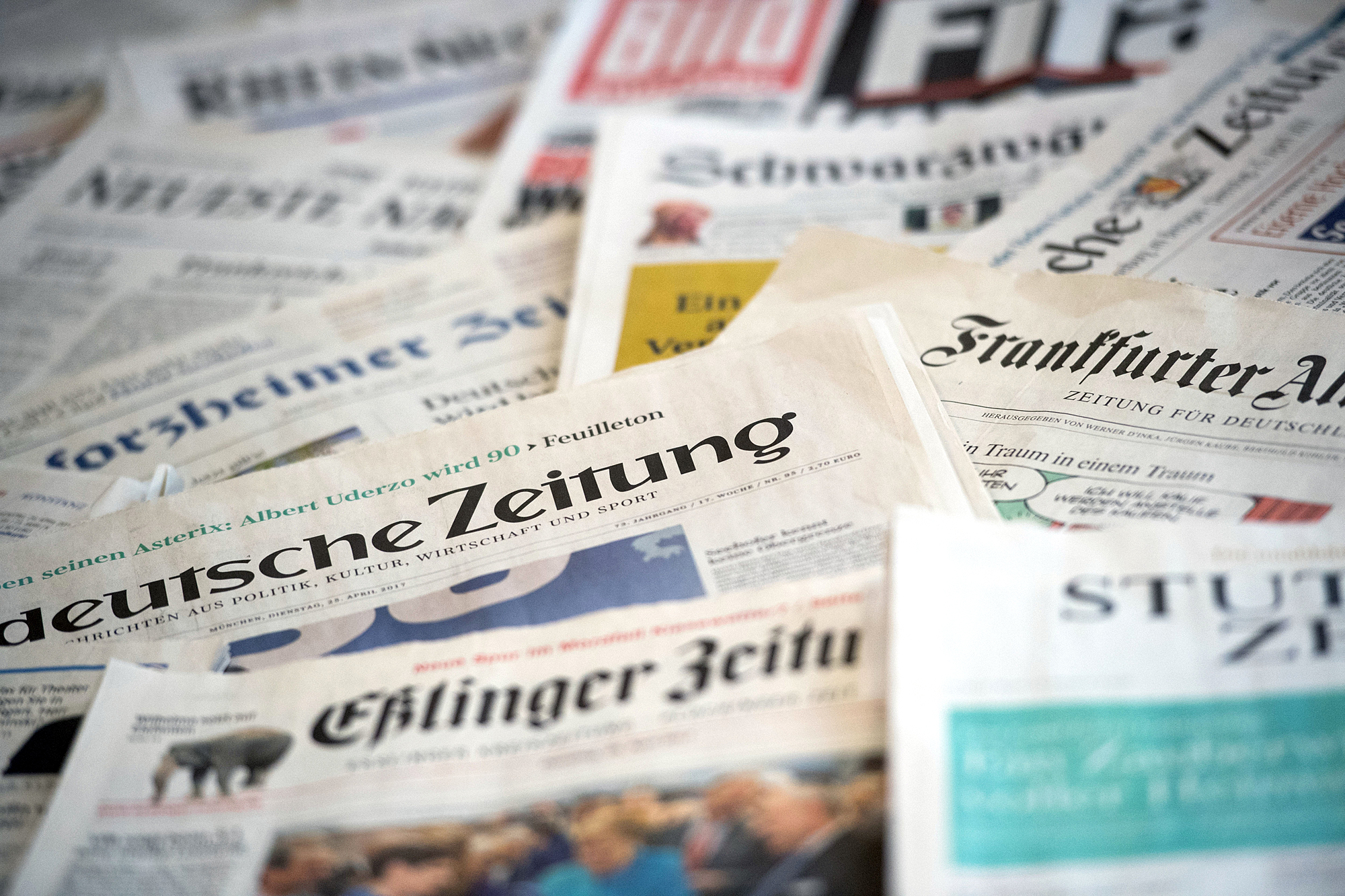 طيار ممل كرسي  German Newspapers: the most important daily newspapers in