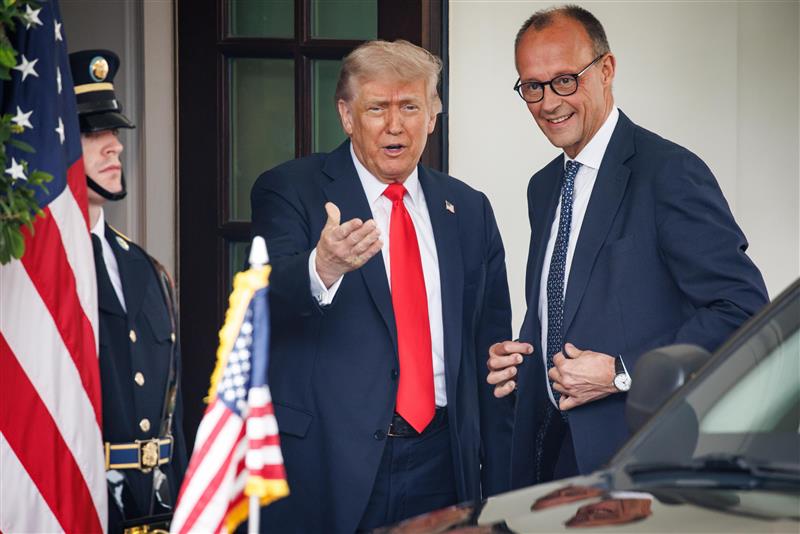 Merz visits Trump: friendly encounter