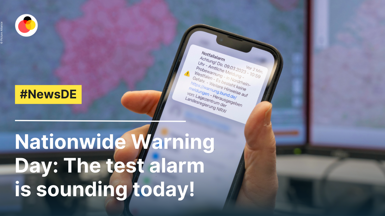 Nationwide Warning Day The test alarm is sounding today!