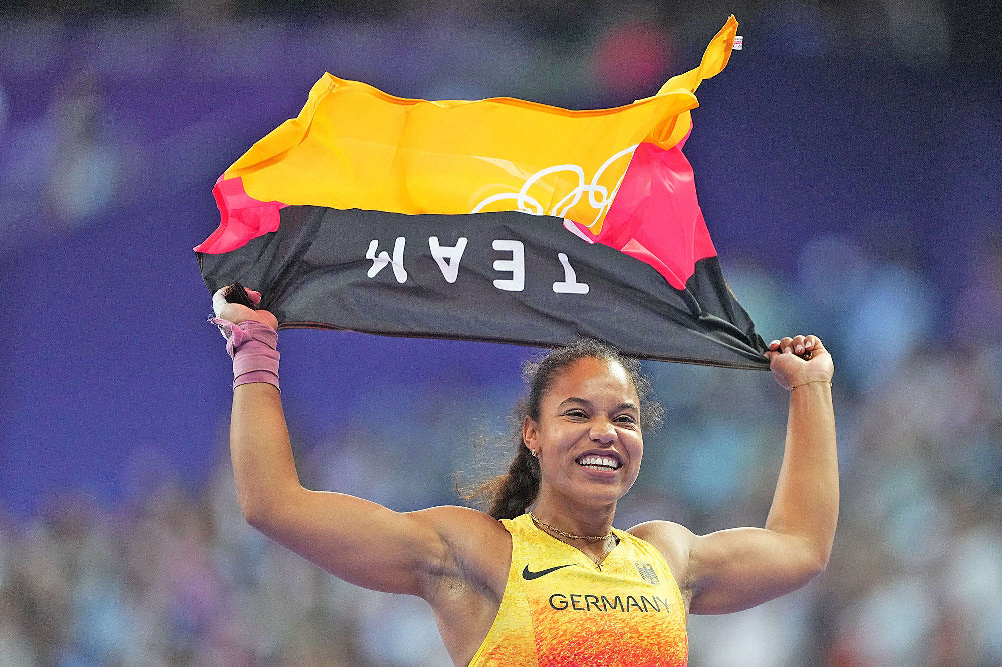 Joy at success at Olympic Games