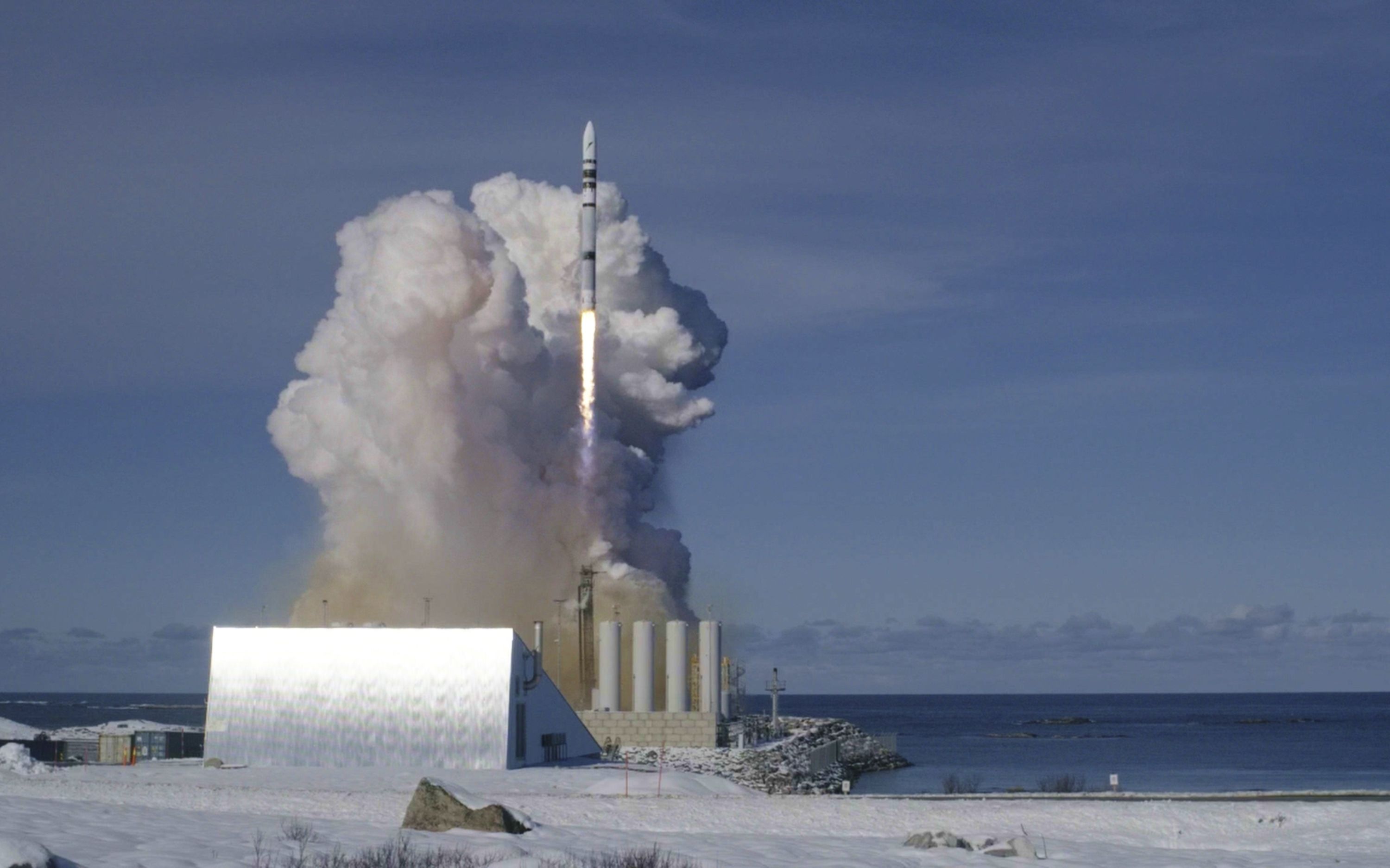 German rocket: successful test flight German rocket: successful test flight