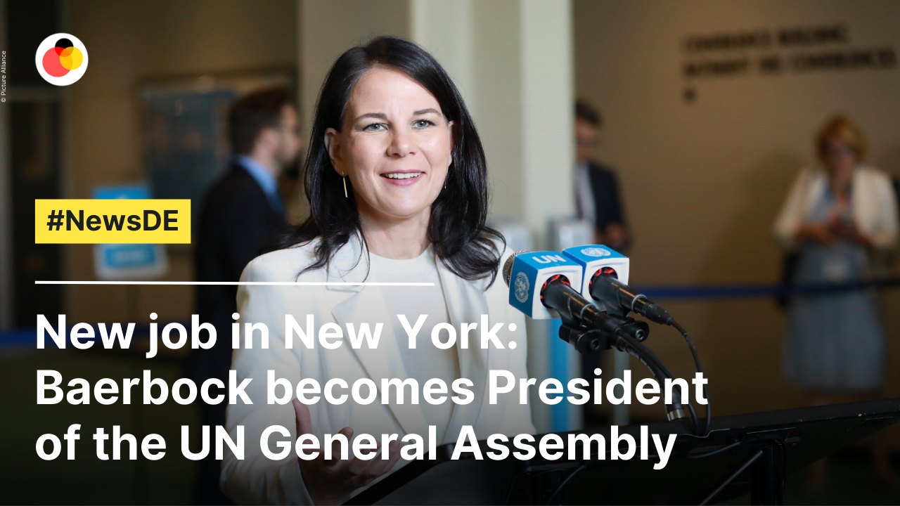 New occupation  in fresh  York: Baerbock becomes president   of the UN General Assembly
