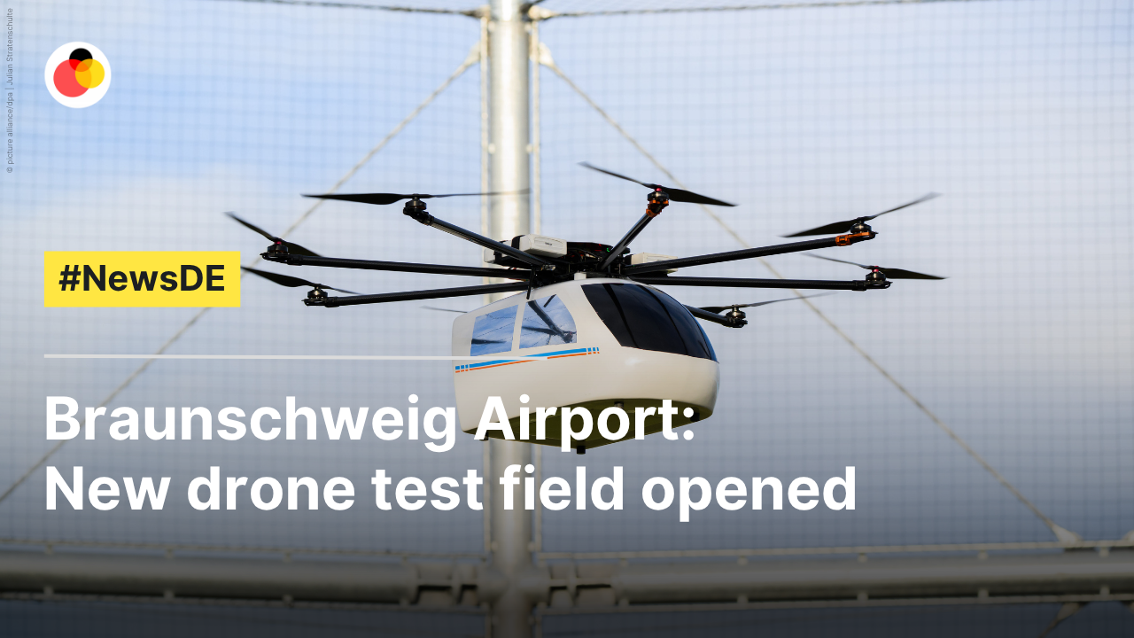 Braunschweig Airport: fresh  drone test field opened