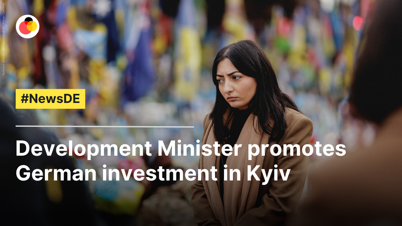 Development Minister promotes German investment in Kyiv
