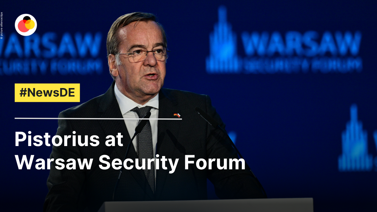 Pistorius at Warsaw Security Forum