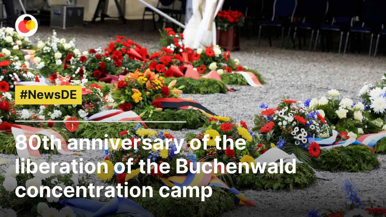 80th anniversary of the liberation of the Buchenwald concentration camp