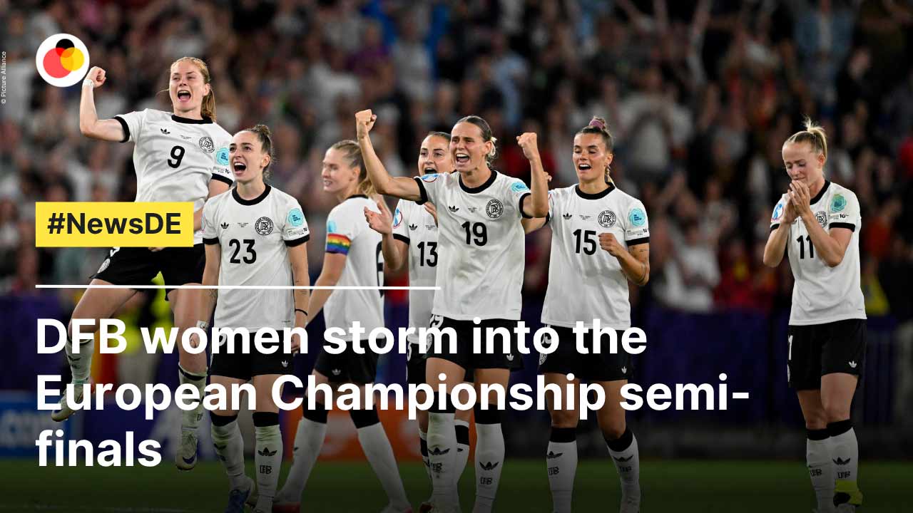 DFB women storm into the European Championship semi-finals