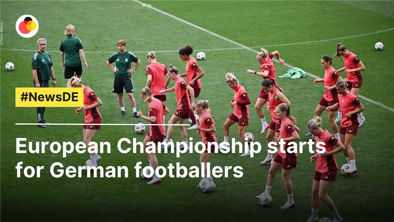 European Championship starts for German footballers