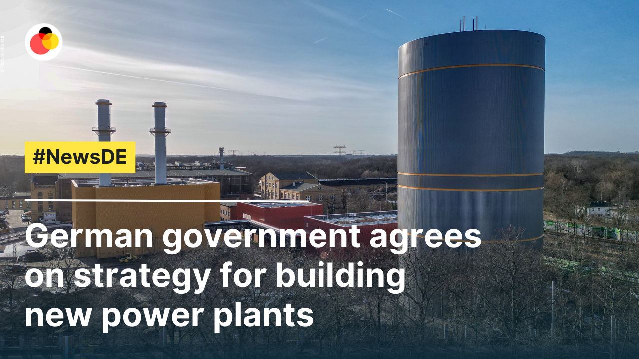 German government agrees on strategy for building new power plants