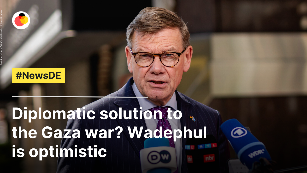Diplomatic solution to the Gaza war? Wadephul is optimistic