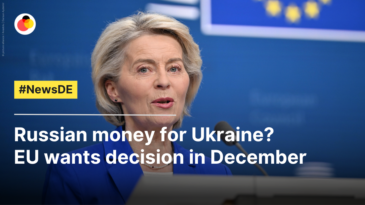 Russian money for Ukraine? EU wants decision in December