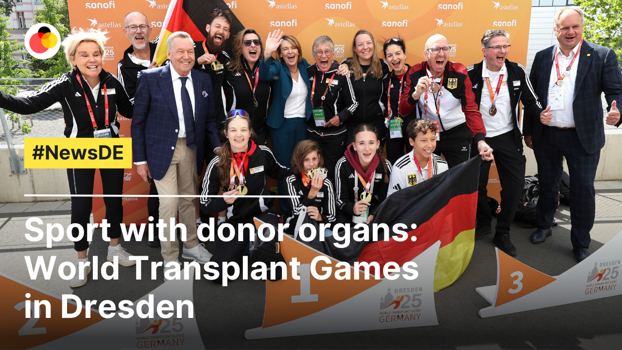Sport with a donor organ: planet  Transplant Games in Dresden