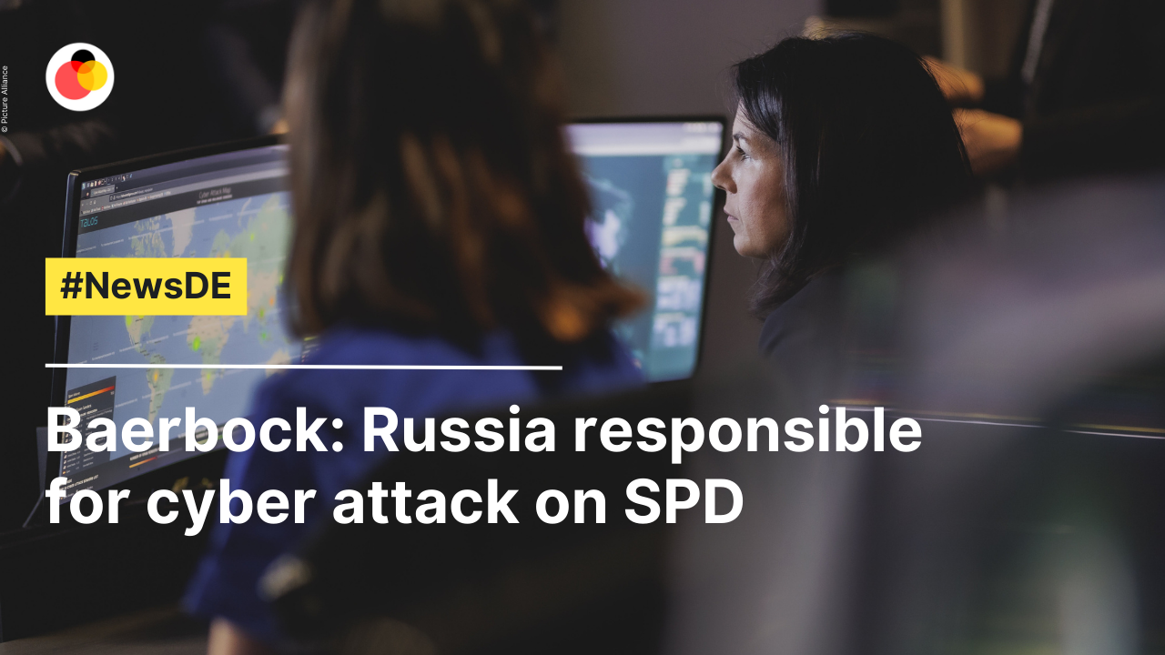 Baerbock: Russia responsible for cyber attack