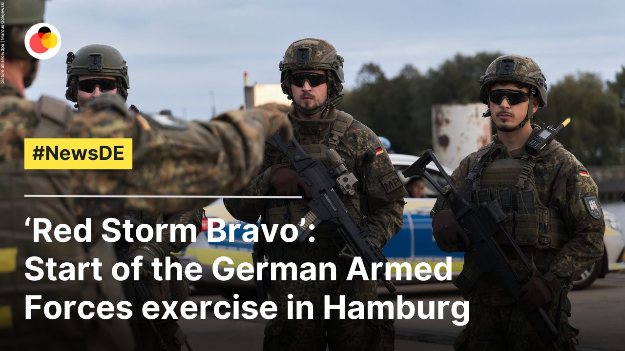 ‘Red Storm Bravo’: Start of the German Armed Forces exercise in Hamburg