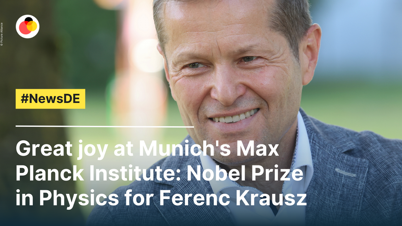 Great joy at Munich's Max Planck Institute Nobel Prize in Physics for