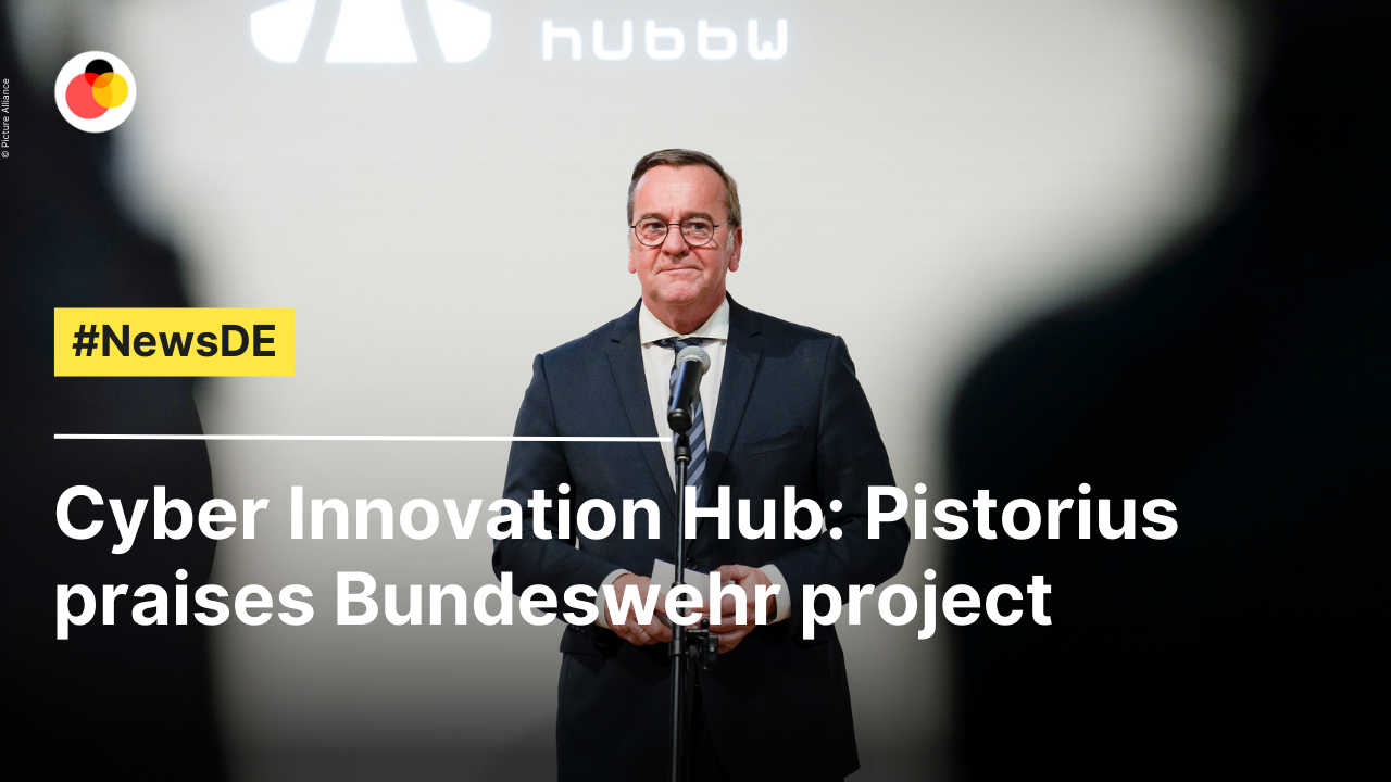 Cyber Innovation Hub: Pistorius praises Bundeswehr project