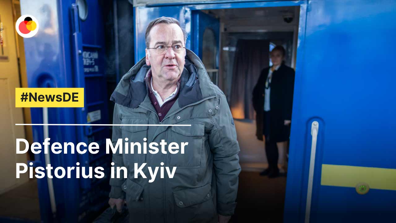Defence Minister Pistorius in Kyiv