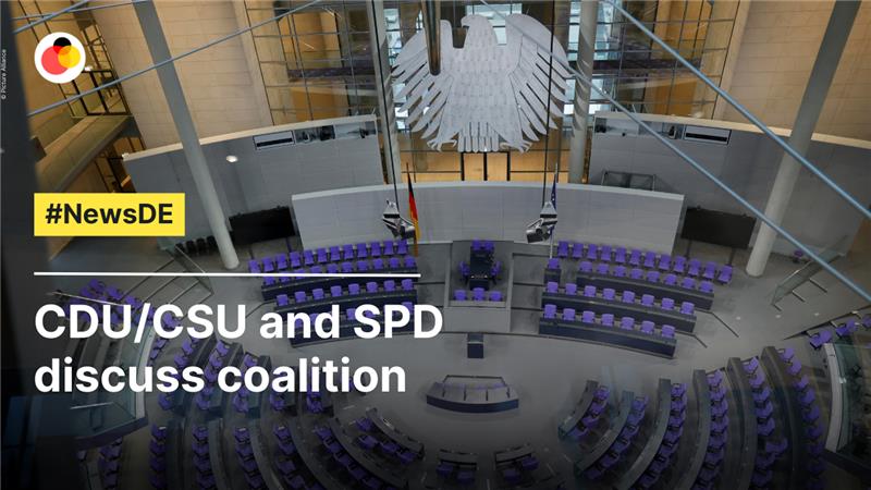 CDU/CSU and SPD discuss coalition