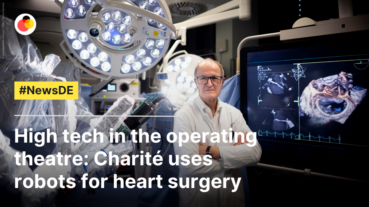 High tech in the operating theatre: Charité uses robots for heart surgery