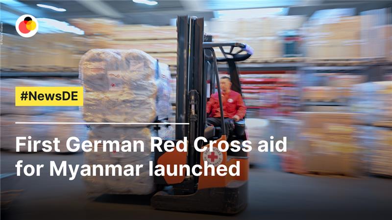 First German Red Cross aid for Myanmar launched