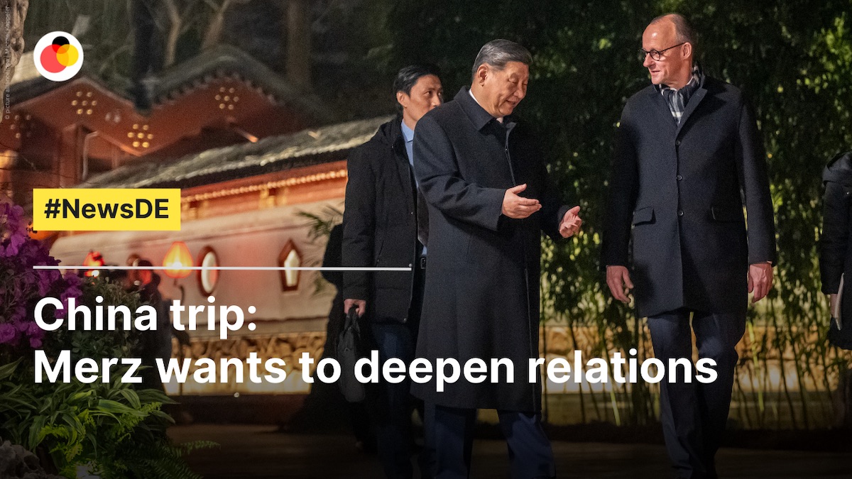 China trip: Merz wants to deepen relations | deutschland.de