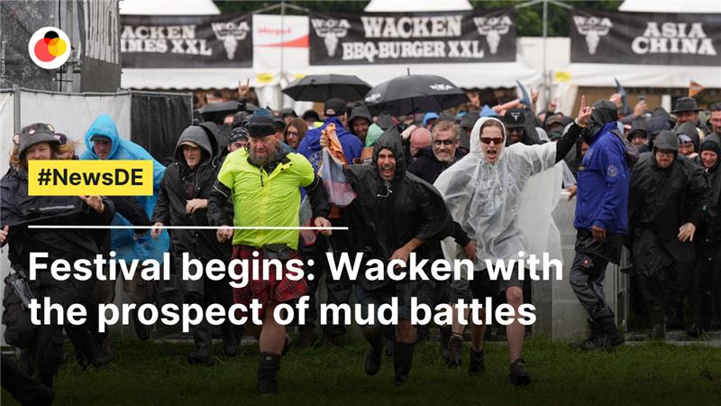 The festival begins: Wacken with a possible   of mud fights